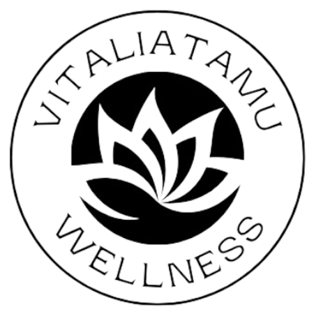 Vitalia Tamu Wellness & Med Spa Clovis CA Logo Transparent BG 1